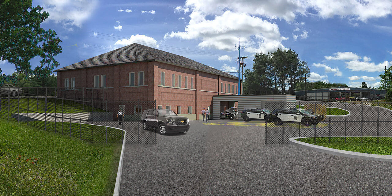 Digital rendering of Town of Raymond Police facilities