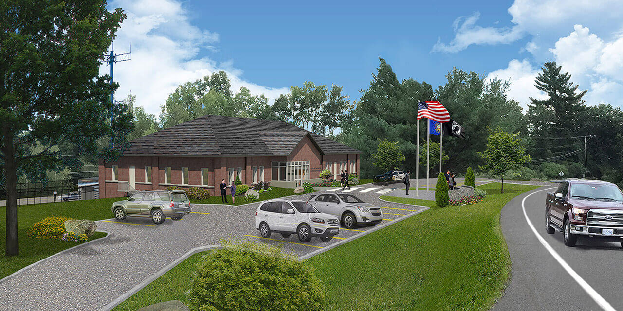 Digital rendering of Town of Raymond Police facilities